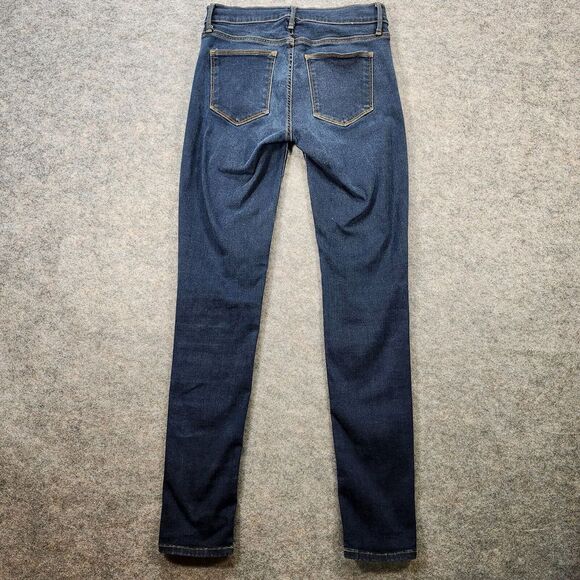 Gap 1969 Jeans Womens 29 Long Blue Resolution True Skinny Stretch Casual Preppy - Picture 14 of 14